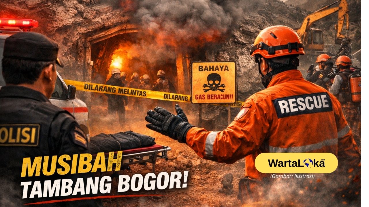 Asap Pekat dan Gas Beracun, Musibah Tambang Bogor Bikin Evakuasi Tertahan