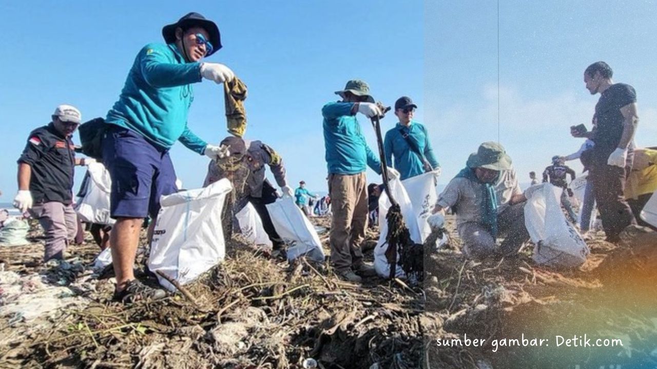 Pantai Talanca penuh Sampah Kain, Citra Wisata Sukabumi Dipertaruhkan
