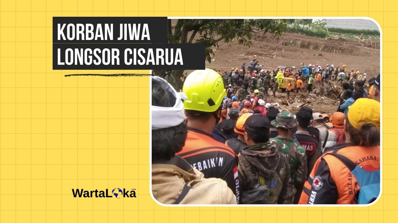 Korban Longsor Cisarua Bandung Barat Bertambah, 53 Kantong Jenazah Dievakuasi hingga Hari Kelima