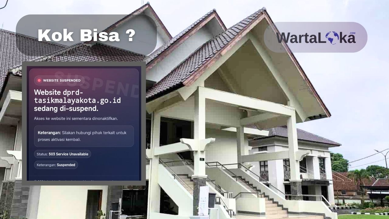 Website DPRD Kota Tasikmalaya Disuspend, Akses Informasi Publik Terganggu