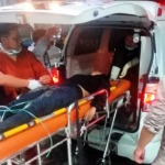 perempuan yang diduga melompat dari Jembatan Sasak Besi di Kampung Simpang, RT 03 RW 02, Desa Mulyasari, Kecamatan Bayongbong, Kabupaten Garut - Wartaloka
